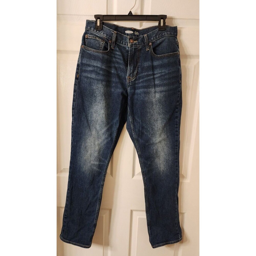Old Navy Men 31 x 32 Jeans Straight Built in Flex 99% Cotton Denim